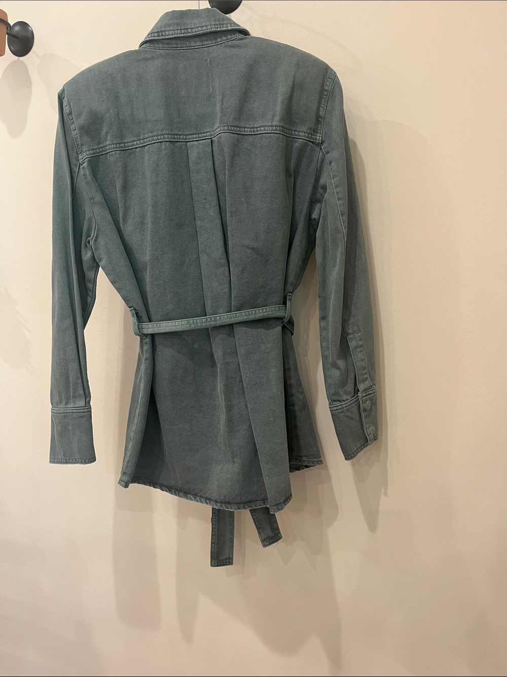 Zara Belted Utility Shirt Jacket - Picture 6 of 6